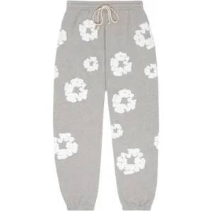 Denim Tears The Cotton Wreath Sweatpants 'Grey'