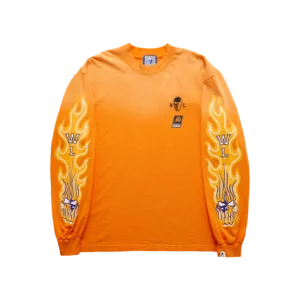 WARREN LOTAS SUNS FLAMING SKULL LONG SLEEVE