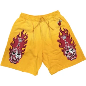 WARREN LOTAS MIAMI FLAMING SKULL SHORTS